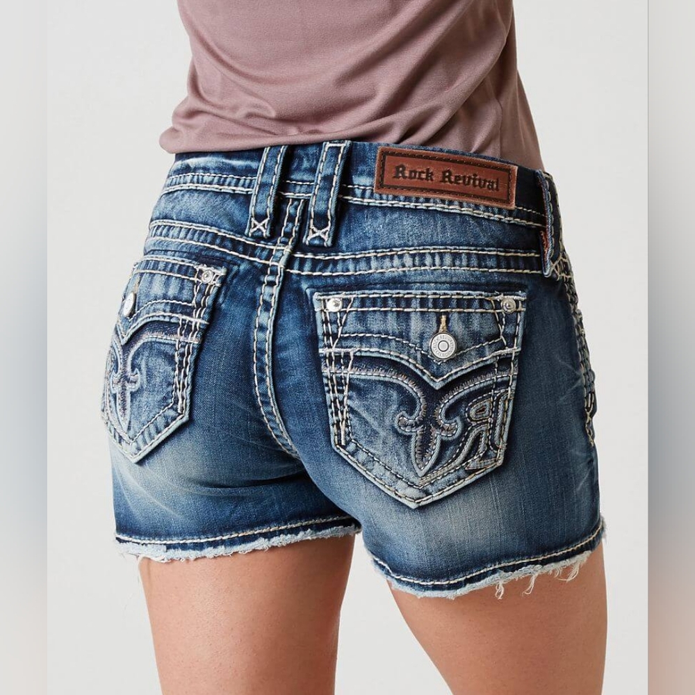 Rock Revival Jean Shorts, Sulola Size 27 Easy Short